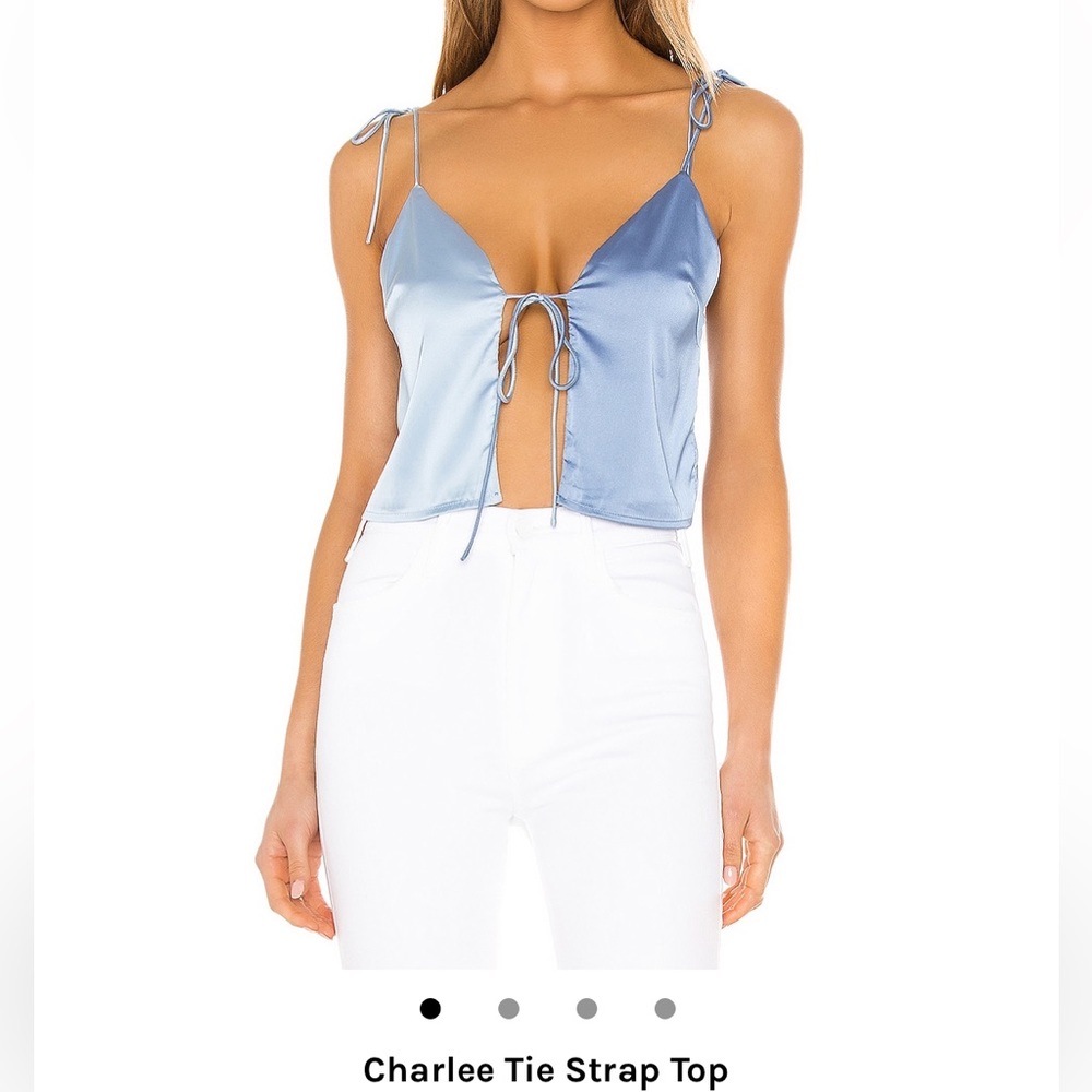 superdown charlee tie strap top